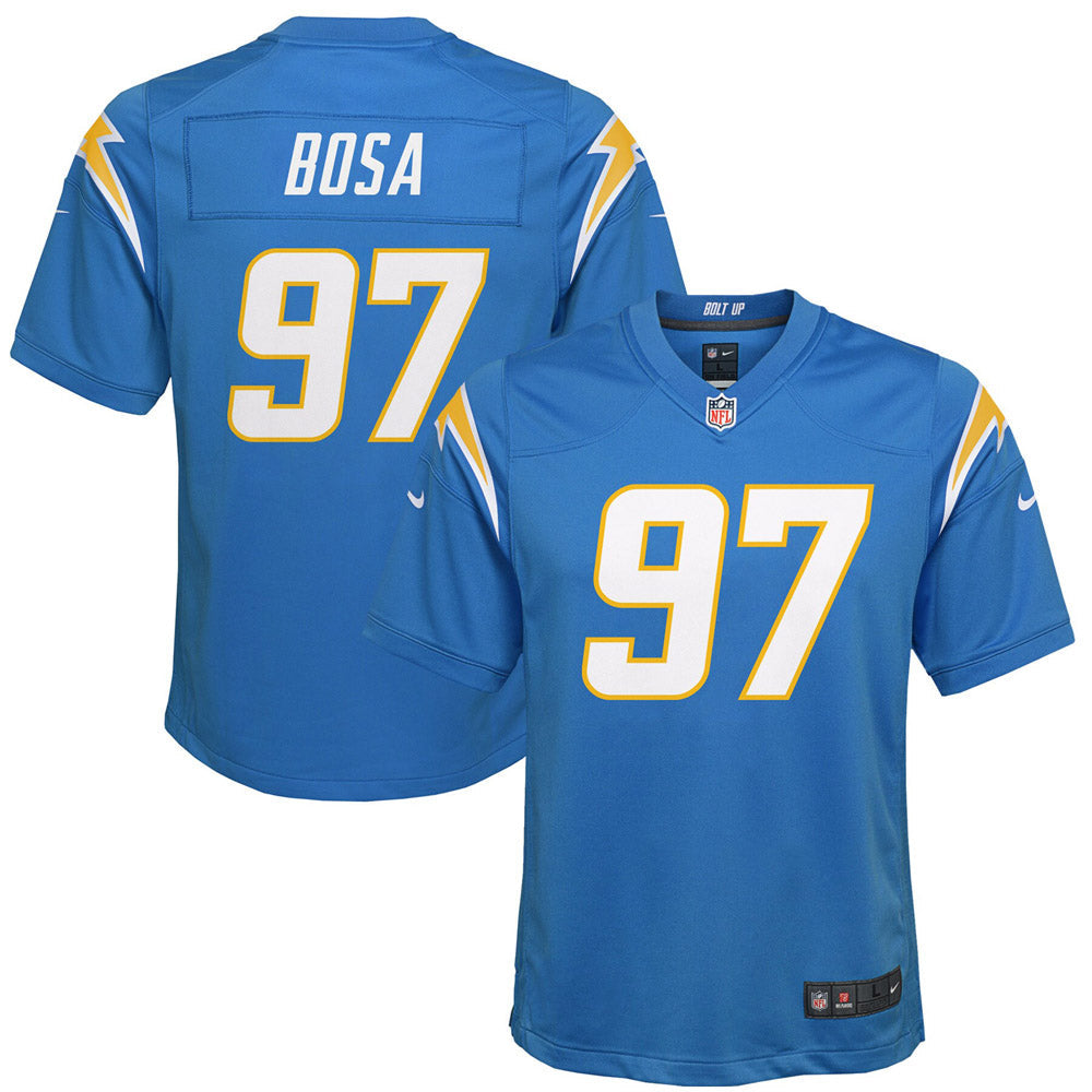 Youth Los Angeles Chargers Joey Bosa Game Jersey Powder Blue